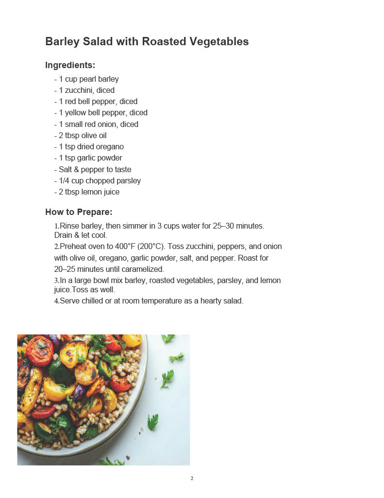 Plant-Powered & Delicious: Recipes Book