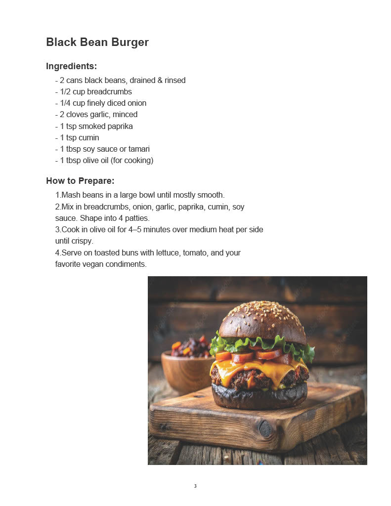 Plant-Powered & Delicious: Recipes Book