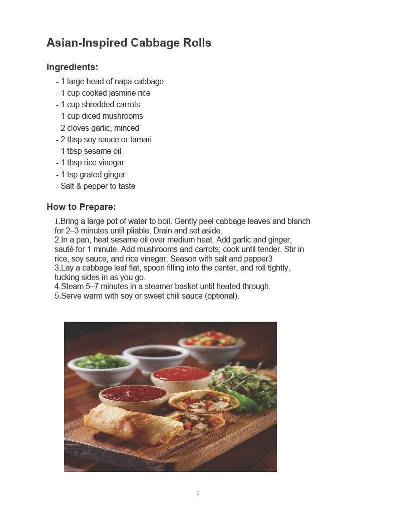 Plant-Powered & Delicious: Recipes Book