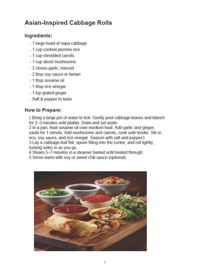 Plant-Powered & Delicious: Recipes Book