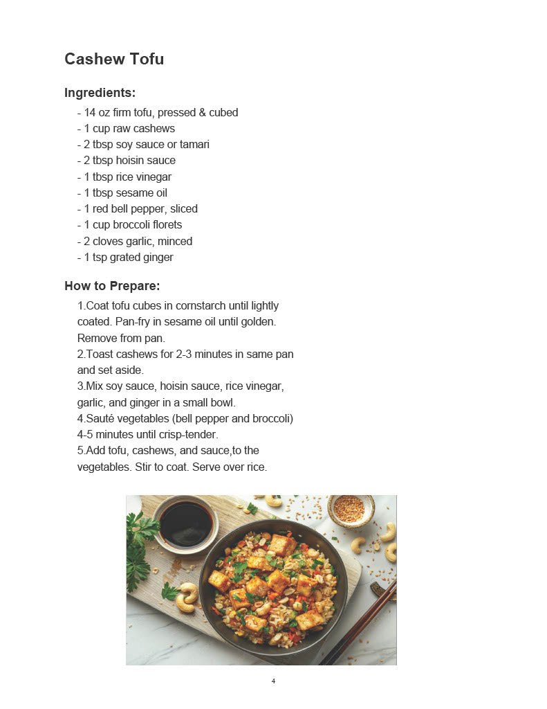 Plant-Powered & Delicious: Recipes Book