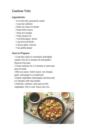 Plant-Powered & Delicious: Recipes Book