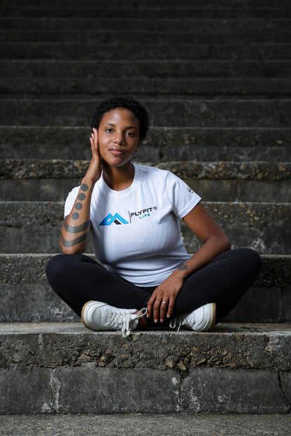 The Womens Blueprint' White Tee.