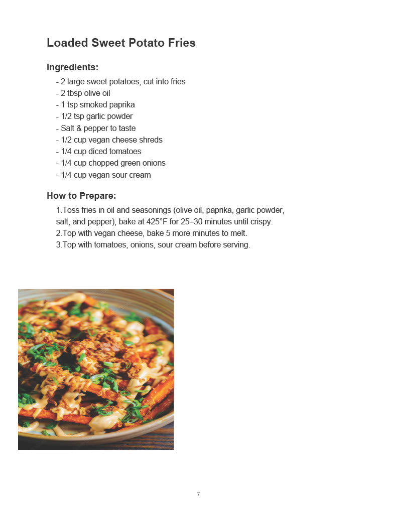 Plant-Powered & Delicious: Recipes Book