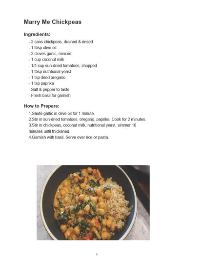 Plant-Powered & Delicious: Recipes Book