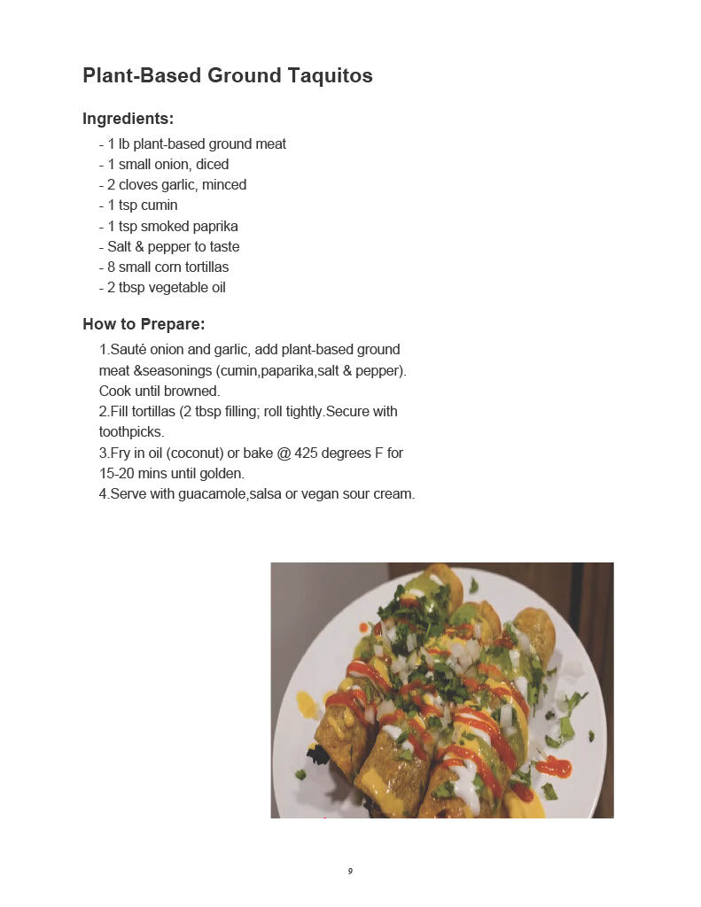 Plant-Powered & Delicious: Recipes Book