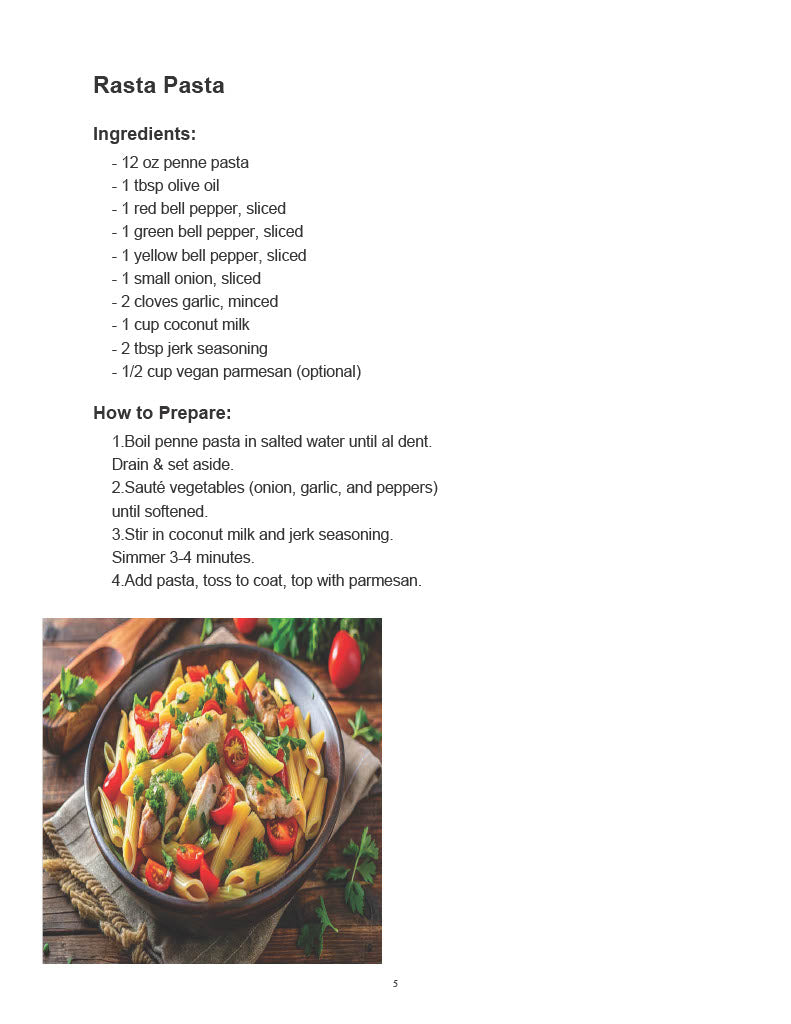 Plant-Powered & Delicious: Recipes Book